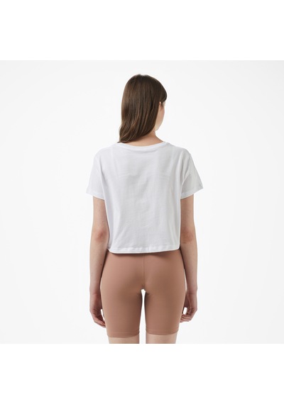 Roxy Atlas Oceanregular Kadın Beyaz Crop T-shirt Erjzt05921 Beyaz