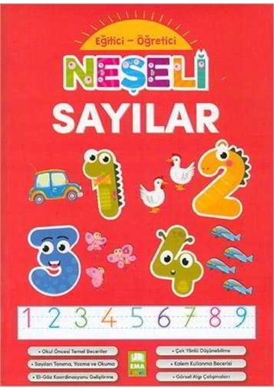 Eğitici Öğretici Neşeli Sayılar- Ema Çocuk