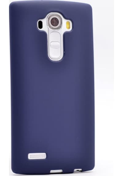 LG Uyumlu G4 Kilif Mat Estetik Silikon Siyah 251609586