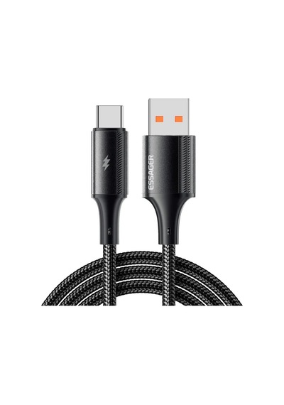 Essager 1 Metre 6a 120w Mega Hızlı Usb To Type C Şarj Data Kablosu, Akım,ısı Korumalı, Güçlü Kablo