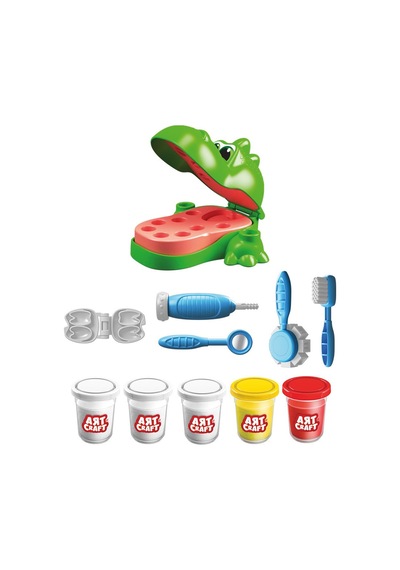 03677 Dino Dişçi Hamur Set Çok  Renkli