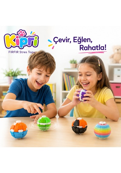 Spinner Ball Rulmanlı Fırfır Stres Topu Bas-çevir 3d Baskı Fidget Oyuncak Altın
