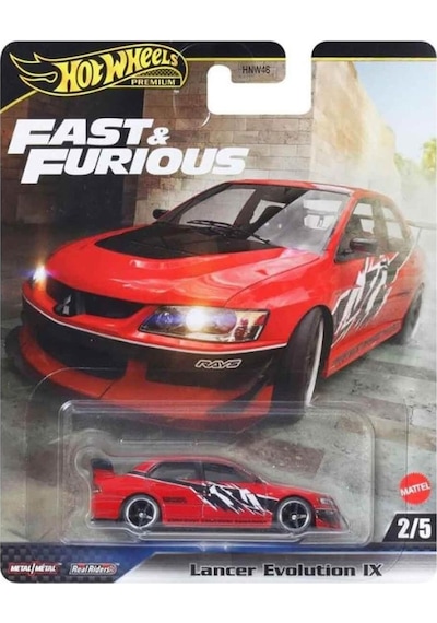 Hot Wheels Fast & Furious Premium Lancer Evolution Ix Hnw46 Jbm02 Çok Renkli