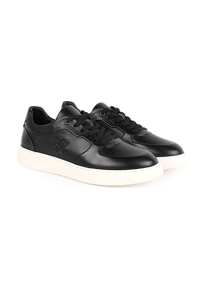 Libero Erkek Sneaker Ayakkabı Hakiki Deri Antik Logolu Delikli Bağcıklı Beyaz Taban Hafif Eva L5962 Siyah Libero Erkek Sneaker Ayakkabı Hakiki Deri Antik Logolu Delikli Bağcıklı Beyaz Taban Hafif Eva L5962 Siyah