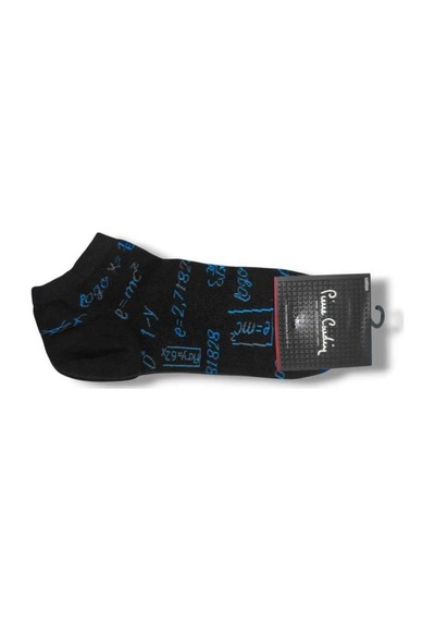 P.cardin 3084-25 Yazılı Bata Soket Çorap 40-44 Siyah