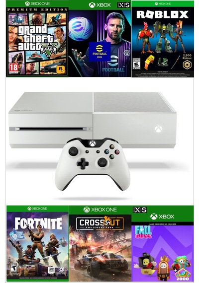 Xbox One 500 GB Teşhir Cihazı (6 Ay Garantili ) + GTA 5 Dahil 10 Oyun