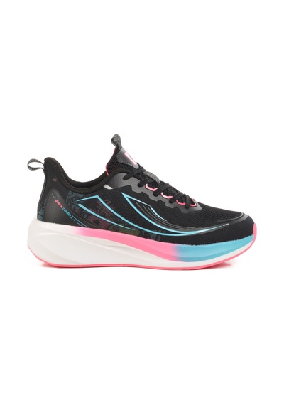 Pierre Cardin Siyah Fileli Esnek Hafif Kadın Spor Ayakkabı Pcı-11365 G Siyah