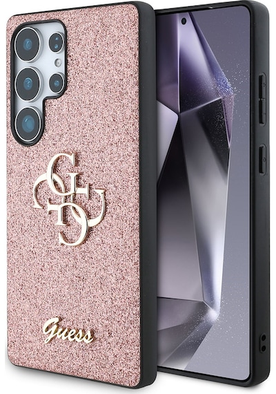 Galaxy Uyumlu S25 Ultra Kılıf Guess Lisanslı 4g Büyük Metal Logolu Glitter Kapak Pembe Galaxy Uyumlu S25 Ultra Kılıf Guess Lisanslı 4g Büyük Metal Logolu Glitter Kapak Pembe