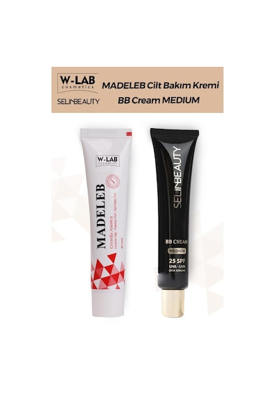 W-Lab Cosmetics Madeleb Krem 40 Ml + Selin Beauty Bb Cream Medium 40 Ml