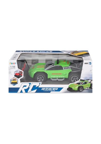 Şarjlı Ve Darbeye Dayanıklı Rc Araba - Super Racer 1:18 Off-road Yeşil