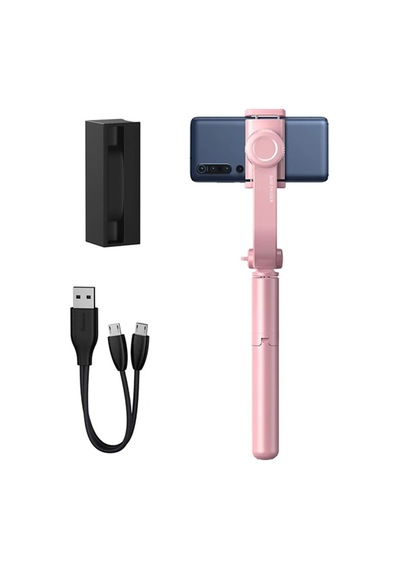 Lovely Bluetooth Selfie-özçekim Tripod Çubuğu Monopod- 5775 - Hs08371963-8863 Pembe