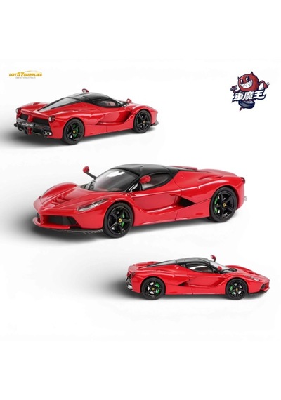 Demon King Ferrari Laferrari Pleksi Kırmızı 057 1/64