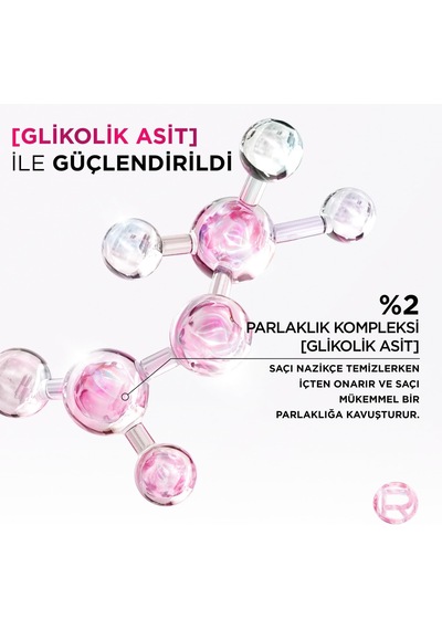 L'oreal Paris Glycolic Gloss Mükemmel Parlaklık İçin Bakım Yapan Şampuan 200 Ml