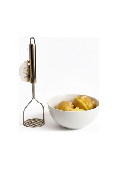 Patates Ezici Lüks Paslanmaz Metal Patates Ezici Püre Yapıcı Çeyizlik Çelik