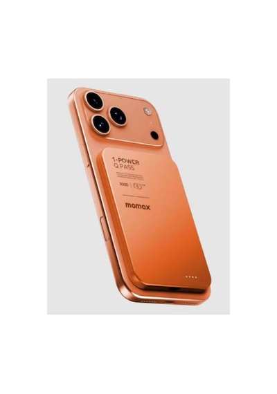 Momax 1-power Q.mag 10000mah Magnetic Wireless Powerbank Turuncu