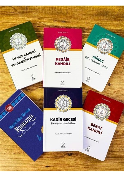 M. Es'ad Coşan Kandil Seti (6 Kitap) / Prof. Dr. Mahmud Esad C...