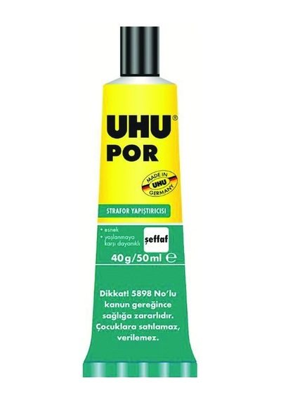 Uhu Por Strafor Yapıştırıcısı 40Gr