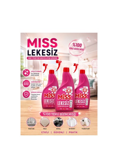 Lekesiz Leke Çıkarıcı 750 Ml X 3 Adet
