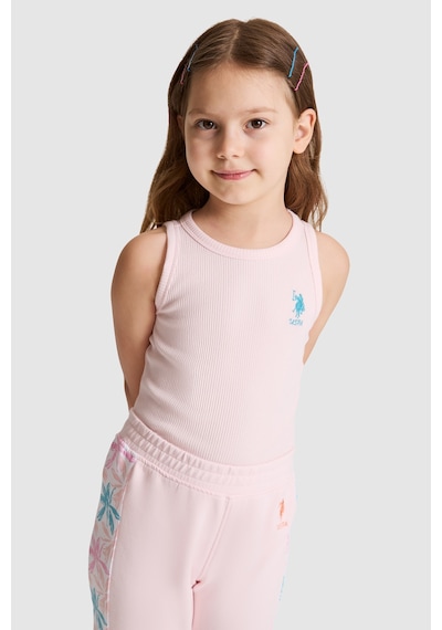 U.S. Polo Assn. U.s. Polo Assn. Kız Çocuk Açık Pembe Tişört Basic 50325671-vr078 Acık Pembe