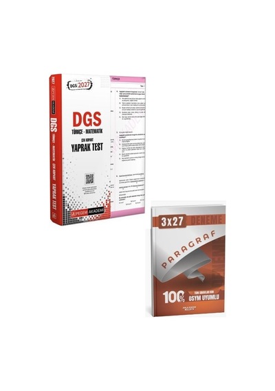 Pegem 2027 Dgs Türkçe-matematik Çek Kopart Yaprak Test + Anla Kazan Paragraf