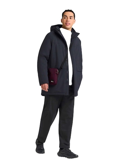 Jack Wolfskın Jack Wolfskin Cold Camp Coat Erkek Mavi Outdoor Ceketi C0413 Lacivert