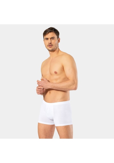Cacharel Erkek Likralı Boxer 1335/beyaz Beyaz