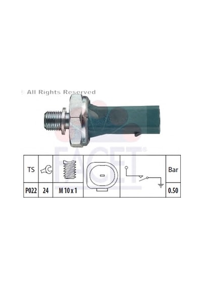 Golf 5 1.6 Fsı Bag Blf Blp 03→ Yağ Müşürü 0.50 Bar 06A919081C 036