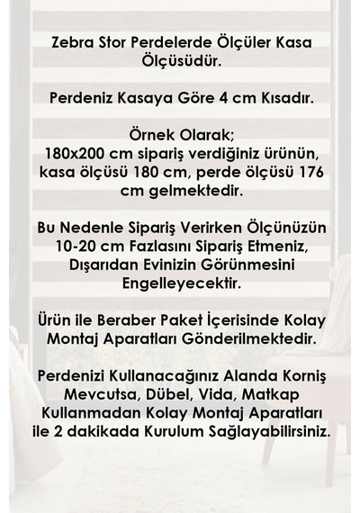 Beyaz Stor Perde Etek Dilimli Güneşlik 1.kalite Asinche Kumaş Alüminyum Kasa