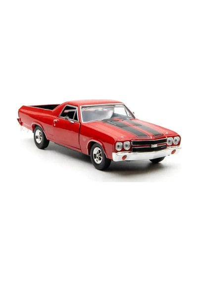 Motor Max 1:24 1970 Chevy El Camino Ss 396 Model Araba - Kırmızı Metal Diecast Koleksiyon