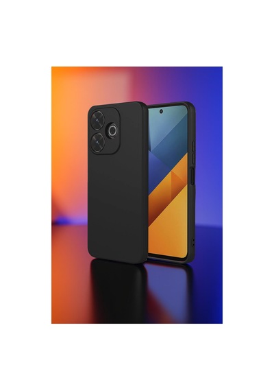 Xiaomi Redmi 13 4g Uyumlu Kılıf Nano İçi Kadife Silikon - Siyah