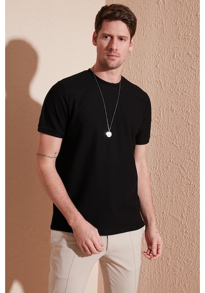 Buratti Erkek T Shirt 5902387 Siyah Siyah