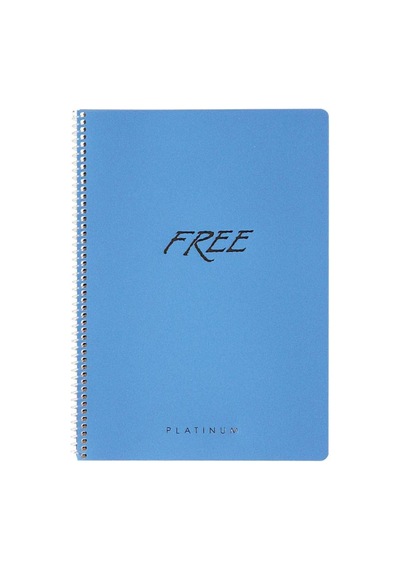 A4 80 Yaprak Kareli Pp Kap.free Platinum Defter Çok Renkli