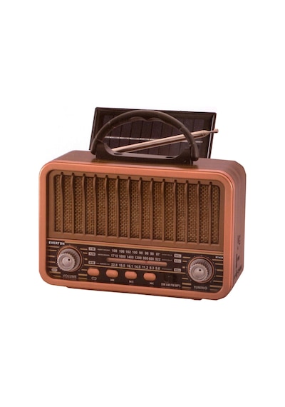 Everton RT-834 Solar Güneş Panelli Kumandalı Nostaljik Radyo