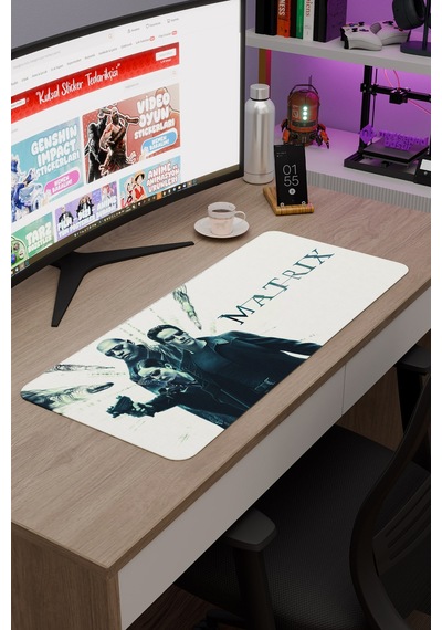 Matrix V1 70x30 Xl Gaming Kauçuk Kaymaz Taban Mouse Pad Fare Altlığı