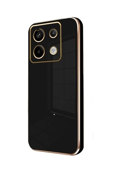 Apsuwa Xiaomi Uyumlu Redmi Note 13 Pro 5g Kılıf Parlak Kenar Bark Silikon + Ekran Koruyucu Nano