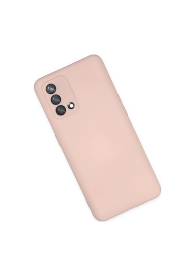Newface Oppo A74 4g Kılıf Nano İçi Kadife Silikon Semeglbl - 19 - Pudra