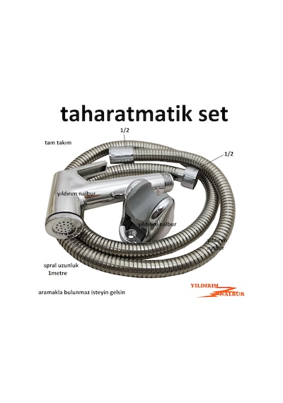 Taharat Matik Set Taharatmatik Taharet Fiskiye Duş Fiskiyesi Taha