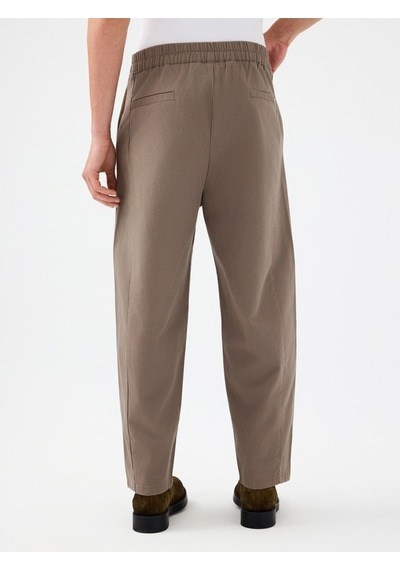 Baggy Fit Erkek Pantolon Vizon