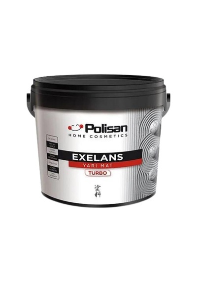 Exelans Turbo Yarı Mat Dış Cephe Boyası Beyaz 2.5 Lt