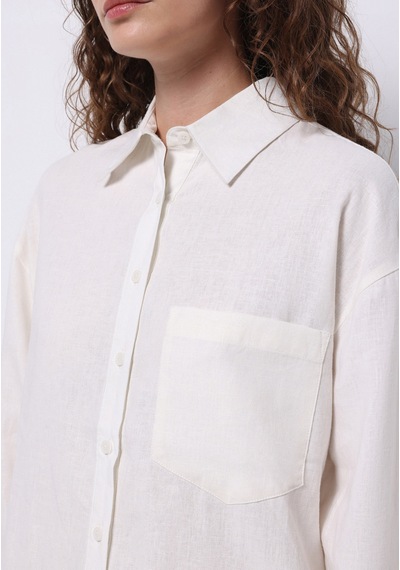 Colin's Colins Regular Fit Shirt Neck Nakışlı Kadın Beyaz Uzun Kol Gömlek Cl1075191 Q1.v1 Wht Beyaz Colin's Colins Regular Fit Shirt Neck Nakışlı Kadın Beyaz Uzun Kol Gömlek Cl1075191 Q1.v1 Wht Beyaz