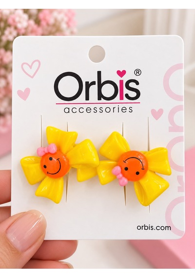 Orbis Tarzın Dünyası Sarı Fiyonk & Gülen Yüzlü Lastikli Toka 2 Li Set