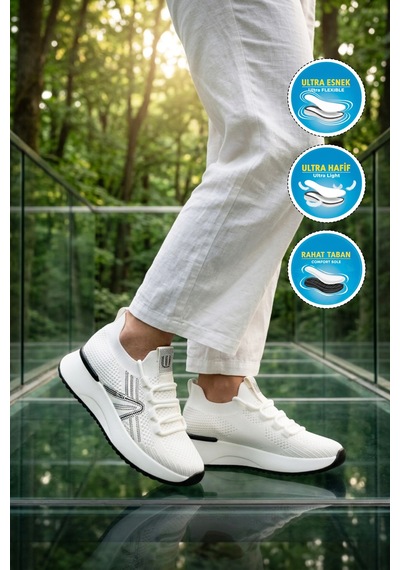 Walkway 2058 G Beyaz Anorak Kadın Günlük Ayakkabı