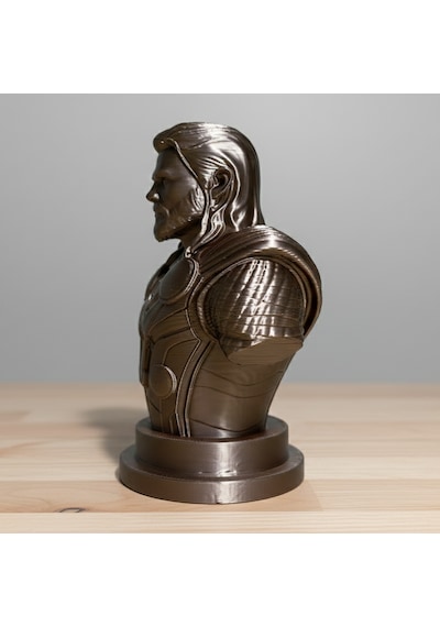 Avengers Thor Dekoratif Masaüstü Aksesuarı - Zırh Detaylı Koleksiyon Büstü 12 X 8,5 Cm