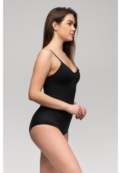 Siyah Mı Emay 1925 Soft Pedli Çıtçıtlı Body Siyah