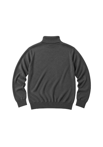 Battalmoda Erkek Büyük Beden Füme Tam Balıkçı Pamuklu Kazak 3xl-4xl-5xl-6xl