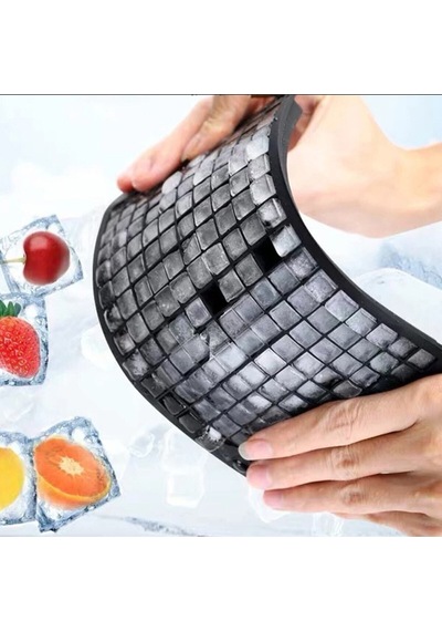 Esnek Silikon Buz Kalıbı Mini Buz Küpleri 24x12x1 Cm Silikon Diğer