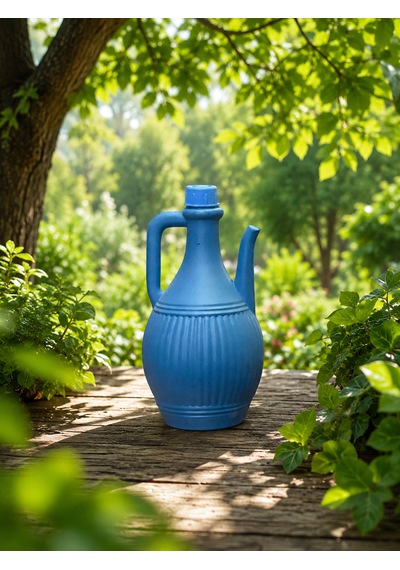 2 Lt Plastik Su İbriği Bahçe Piknik Kamp Abdest Mavi Su İbriği Dayanıklı Ergonomik Kulplu