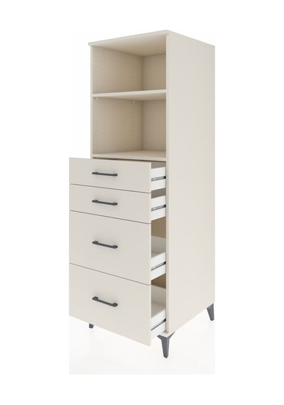 Kronos Dolap 2 Raflı 4 Çekmeceli 60x59x182 Aytaşı-aytaşı Aytaşı