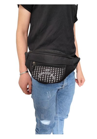 Mygeppetobag Unisex Siyah Renkli Omuz Ve Bel Çantası Siyah