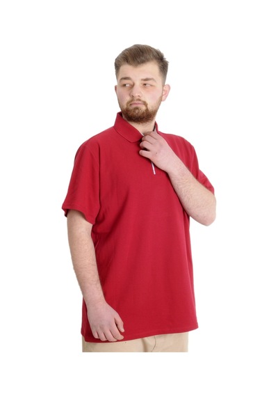 Mode Xl Büyük Beden Erkek T-Shirt Polo Adventure 23323 Bordo 001 Mode Xl Büyük Beden Erkek T-Shirt Polo Adventure 23323 Bordo 001